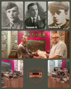 Передача фрагментов самолёта в музей